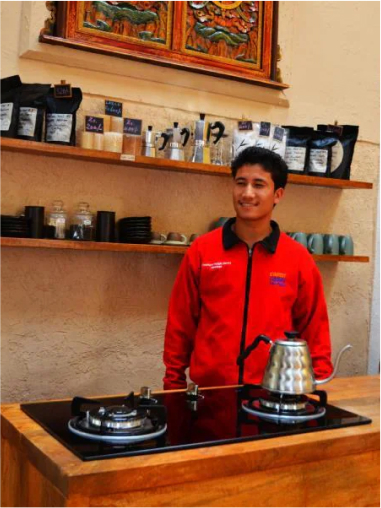 Coffee stall at Haatiban Resort