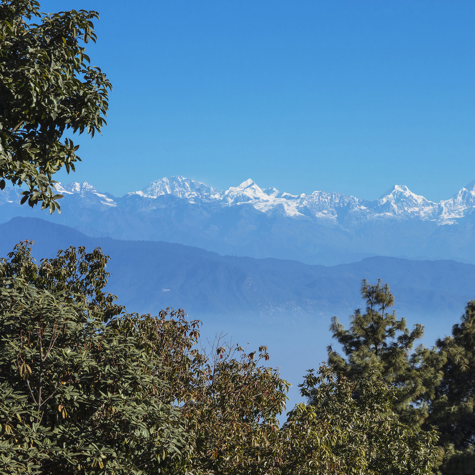 Snow Capped view from Haatiban Resort