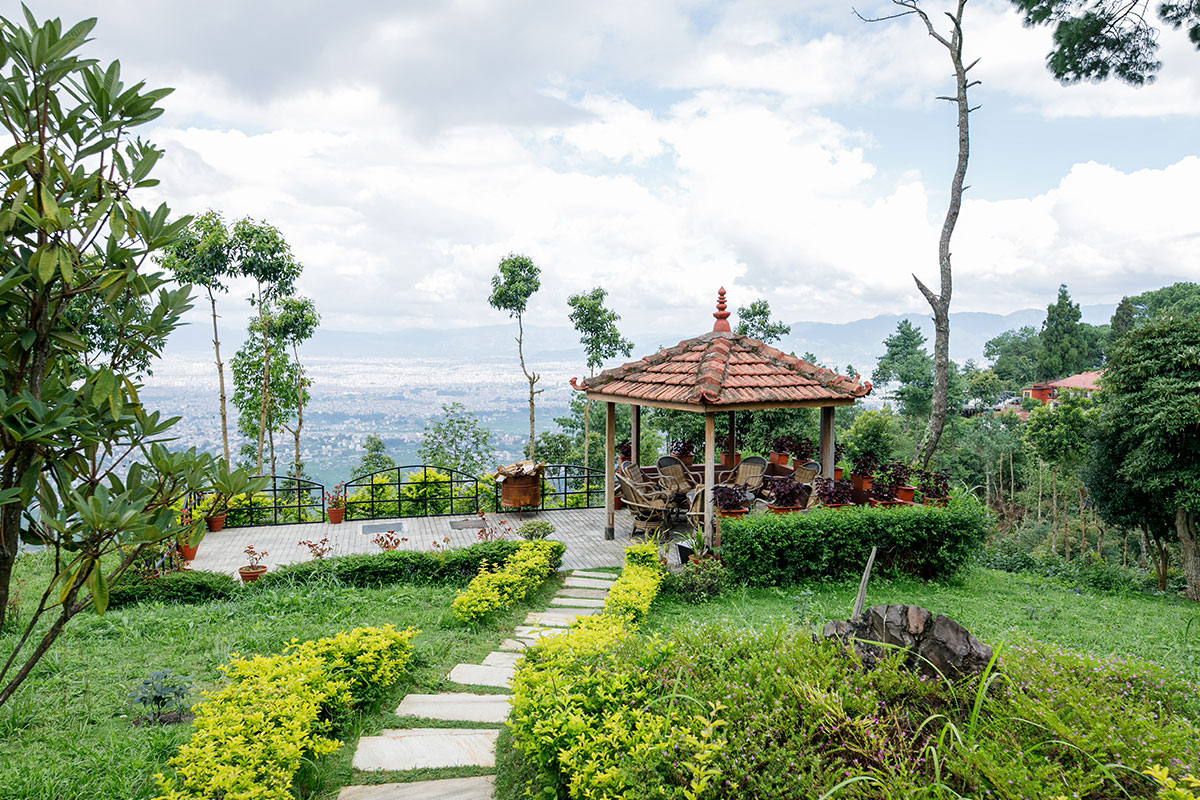 Garden area at Haatiban Resort